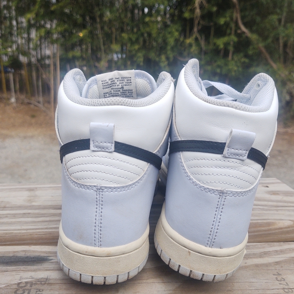 Nike Dunk High Football Grey Black Size 6.5y - Picture 3 of 12